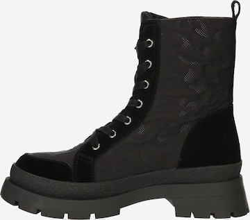 Desigual - Botines con cordones en negro