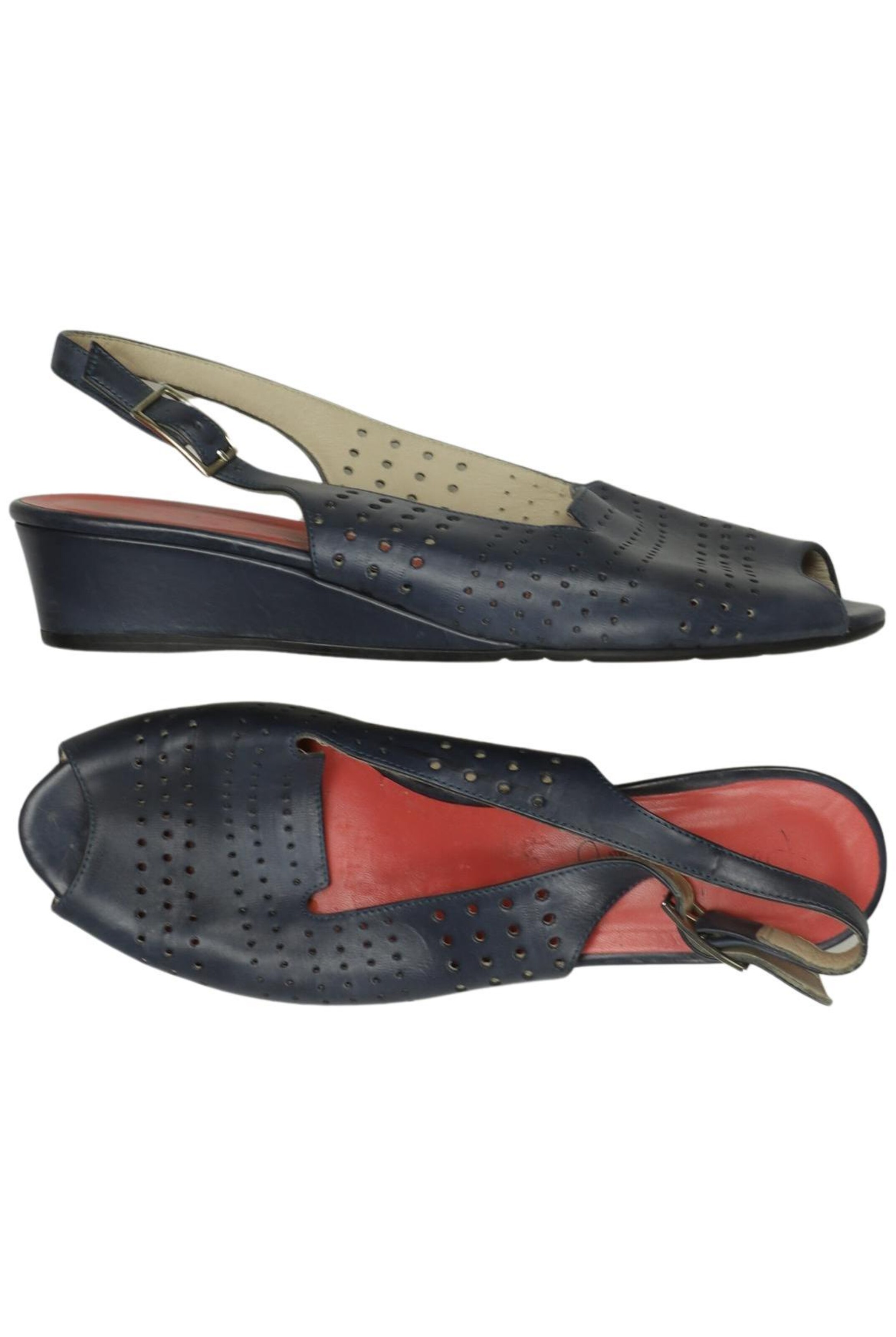 PAS DE ROUGE Sandals & High-Heeled Sandals in 39,5 in Blue: front