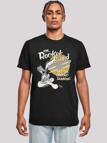 T-Shirt 'Looney Tunes ' F4NT4STIC en noir : devant