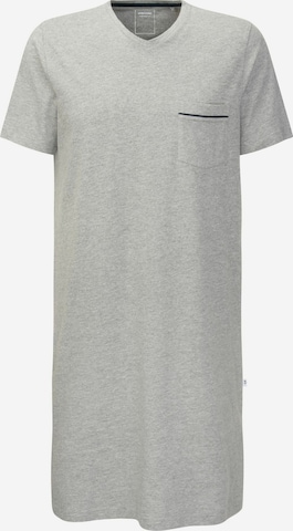 Pyjama court 'Schwarze Rose' SEIDENSTICKER en gris : devant