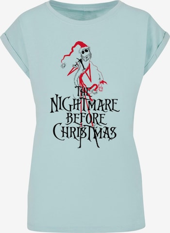 T-shirt 'The Nightmare Before Christmas - Santa' ABSOLUTE CULT en bleu : devant