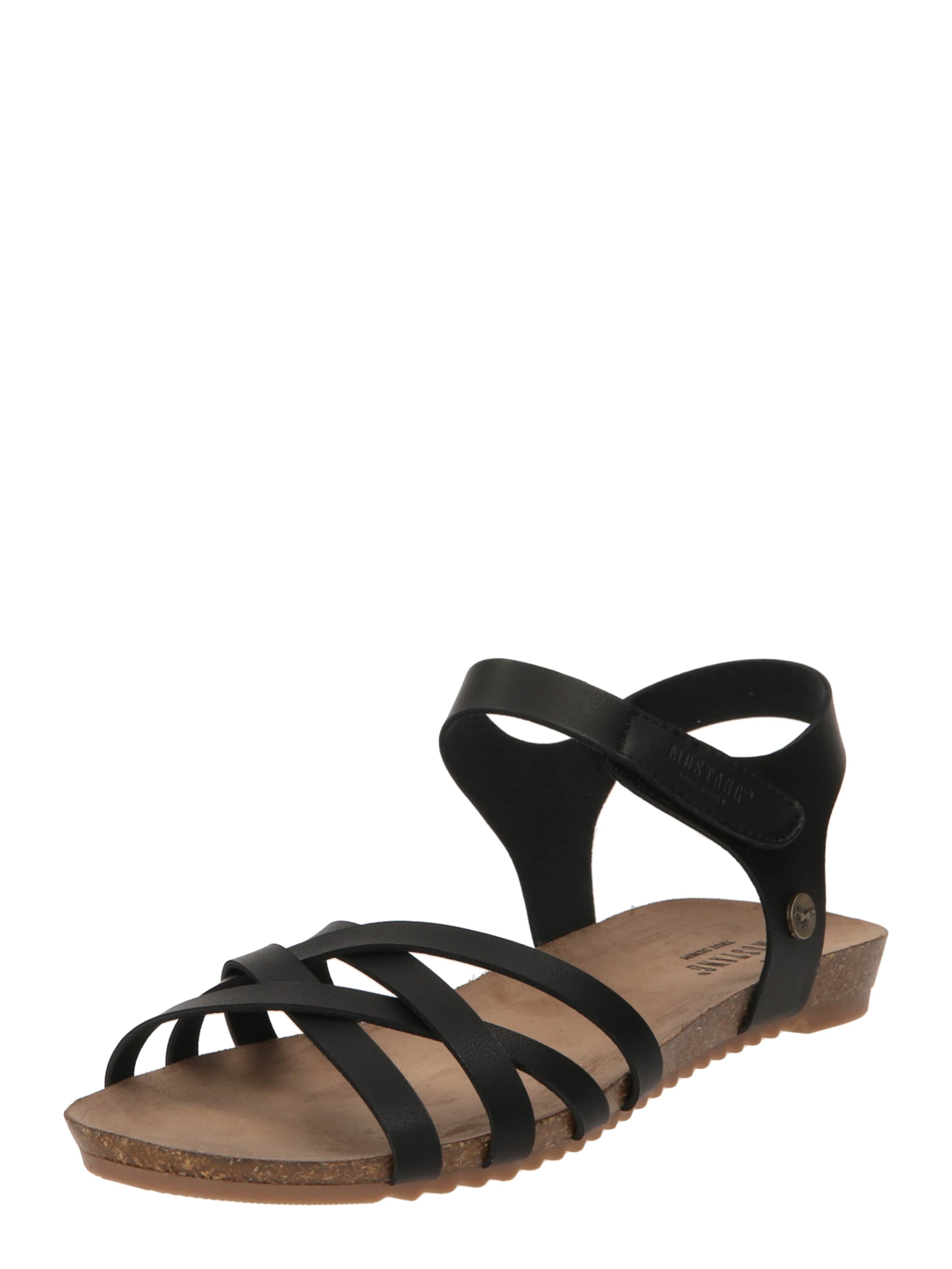MUSTANG Sandals in Black: front