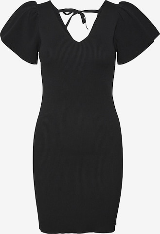 VERO MODA Knitted dress 'GINNY' in Black: front
