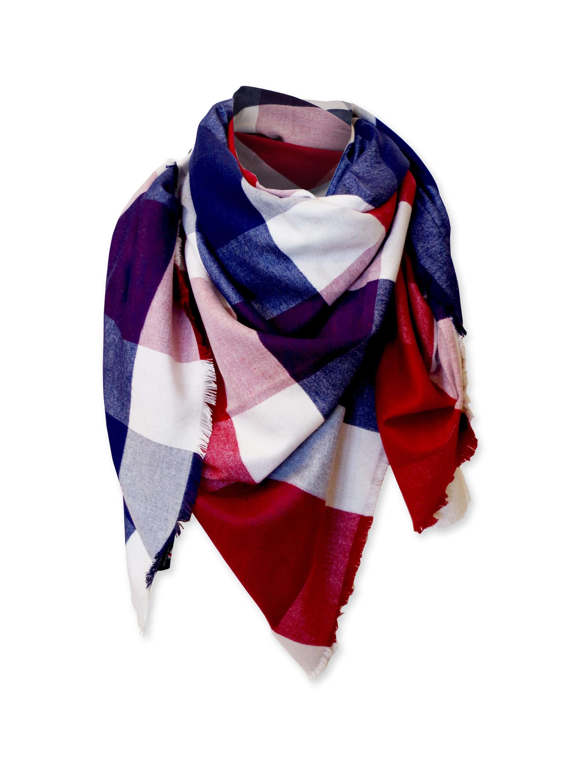 Posh Gear Schal 'Grandeseta'‌‌‌‌‌‌‌ in Rot: Vorderseite