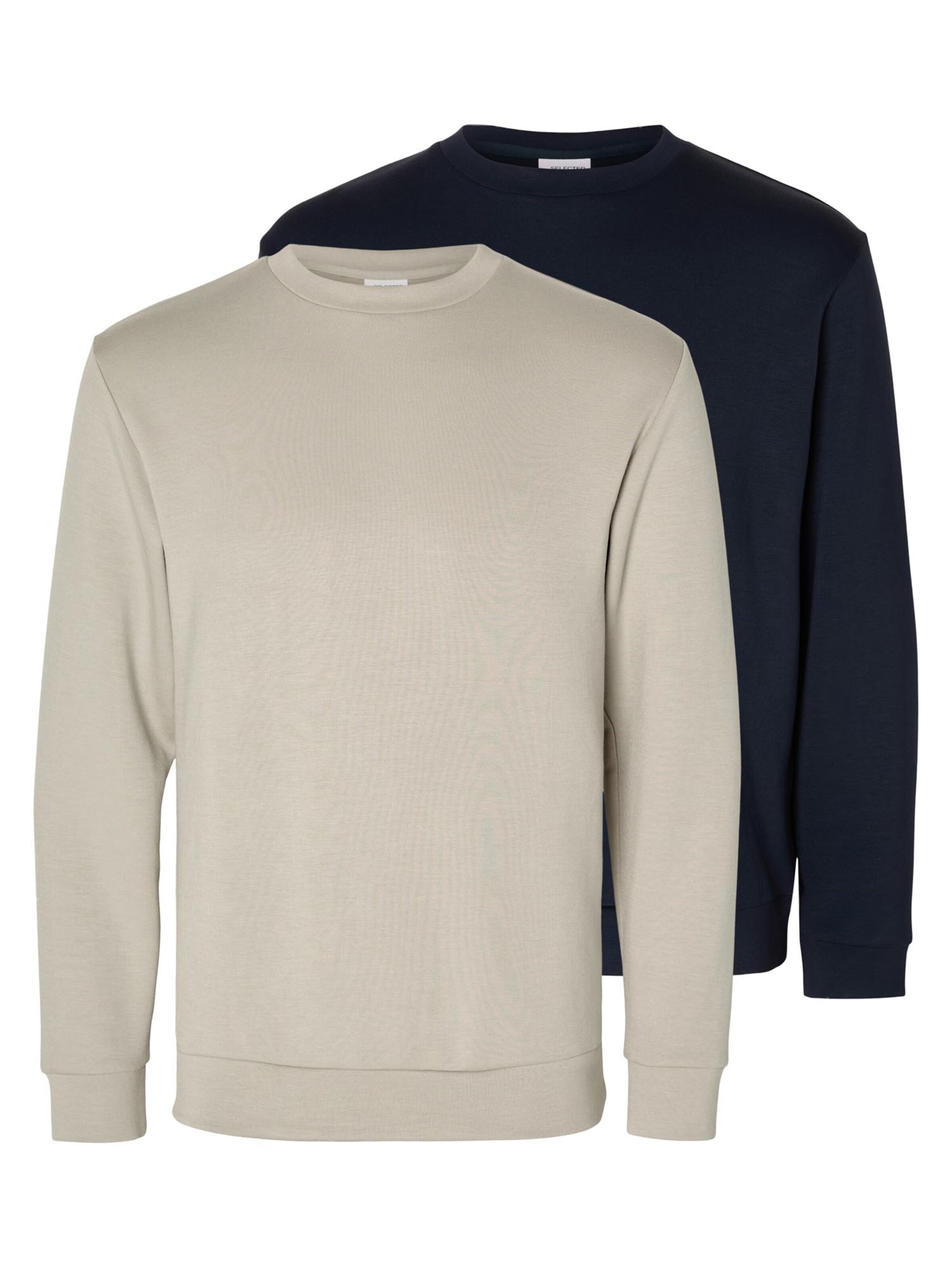 SELECTED Sweatshirt 'Emanuel' in Blue: front