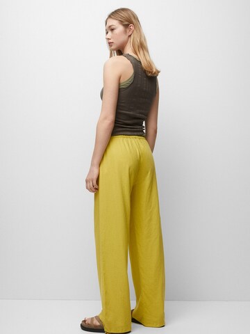 Loosefit Pantalon Pull&Bear en vert