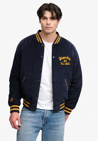 Superdry & Co Between-season jacket 'VARSITY' in Blue