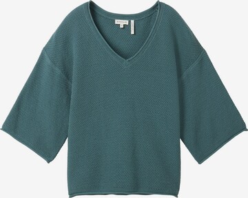 TOM TAILOR Sweater in Green: front