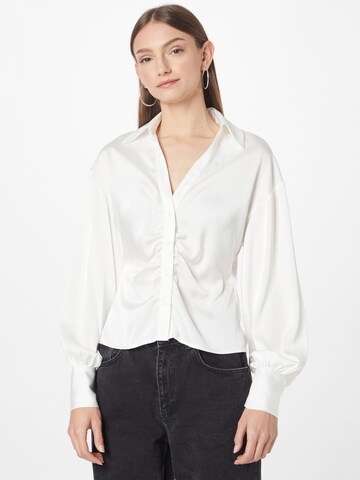 Gina Tricot - Blusa 'Sivan' em branco: frente