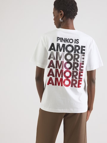 PINKO Shirt 'STREPITOSO' in White: front