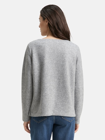 TOM TAILOR Sweatshirt in Grau