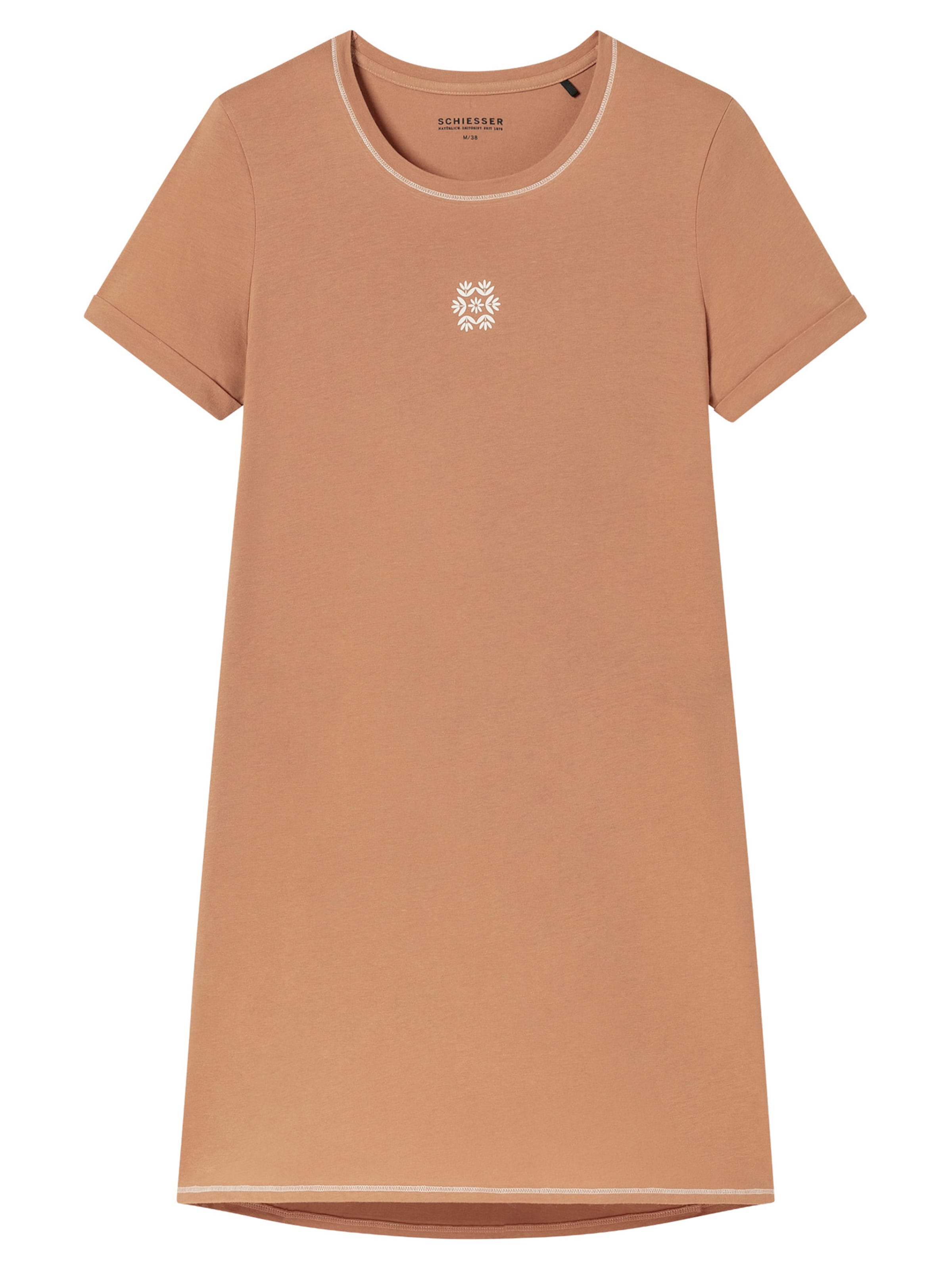 Chemise de nuit 'Casual Essentials' SCHIESSER en orange : devant
