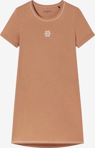 SCHIESSER Nachthemd 'Casual Essentials' in Oranje: voorkant