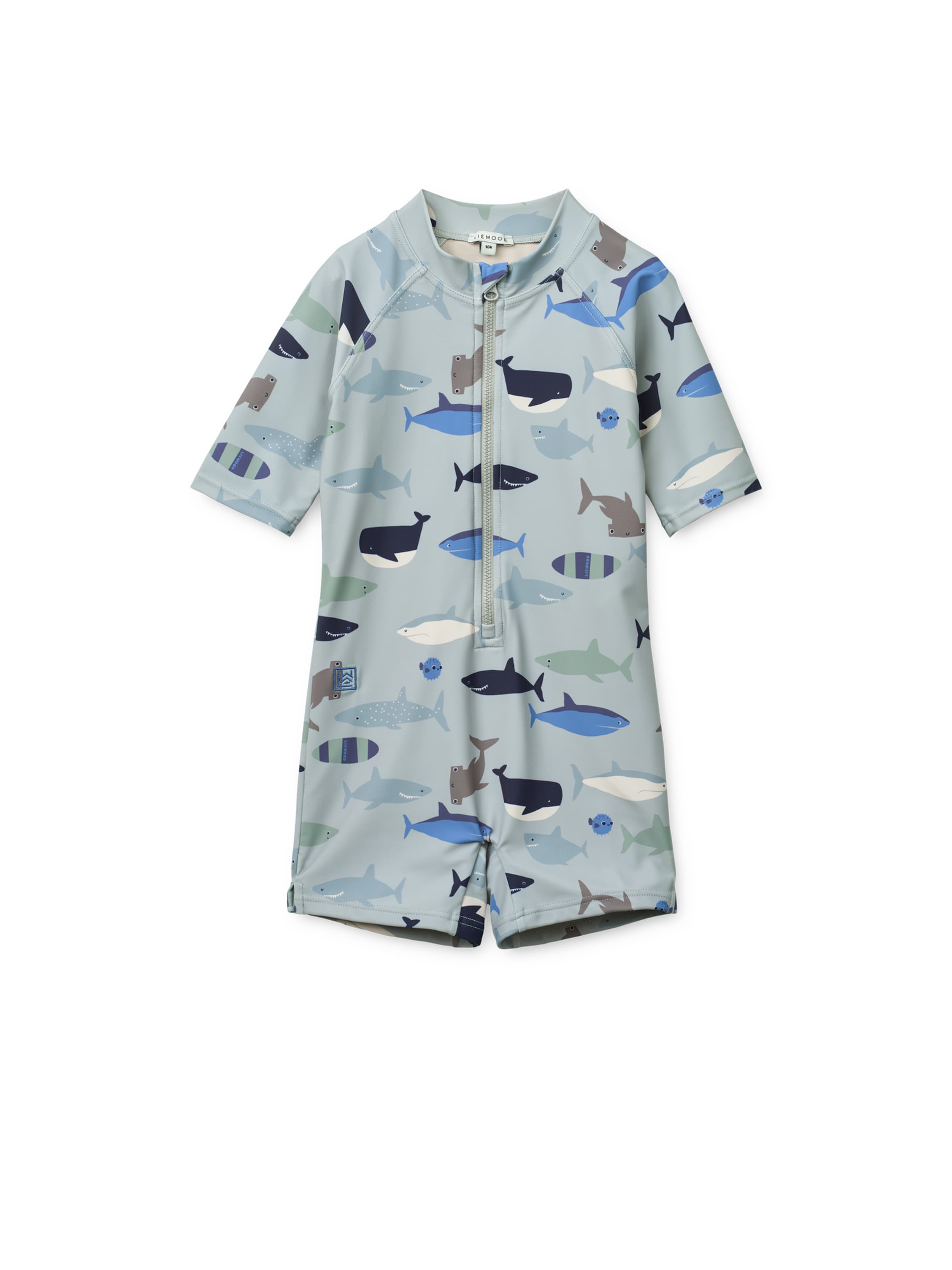 Liewood UV-skydd 'Max' i blå: framsida