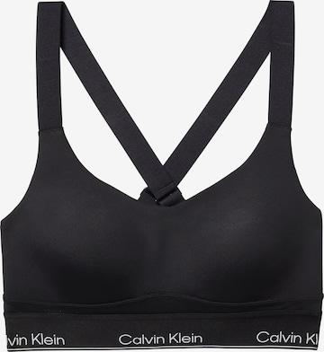 Calvin Klein Sport Bustier Sport bh in Zwart: voorkant
