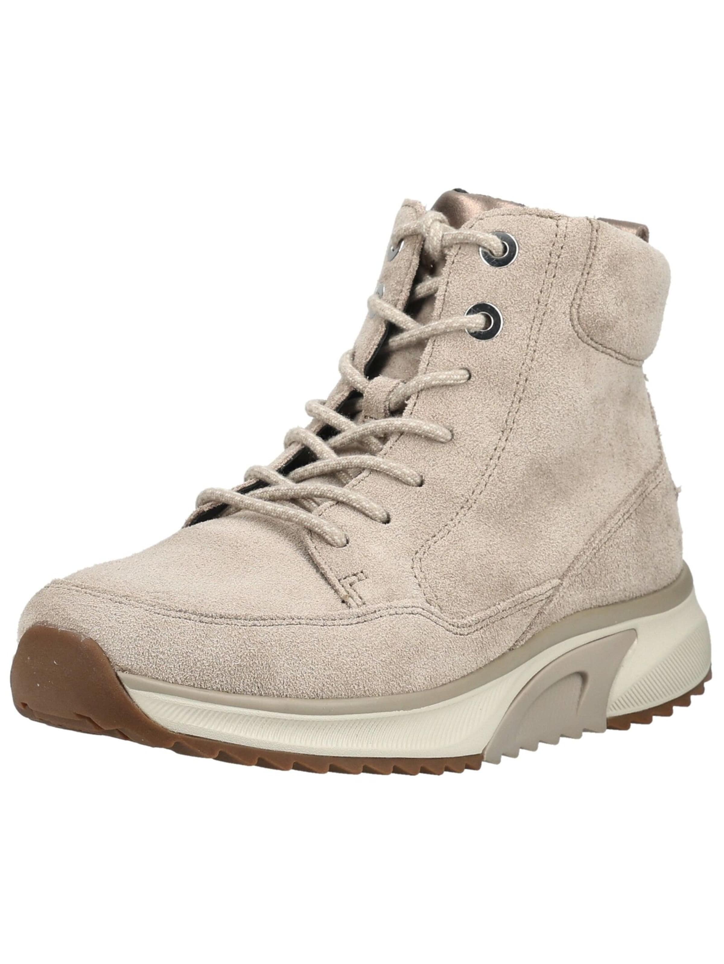 Stivaletto stringato di GABOR in beige: frontale