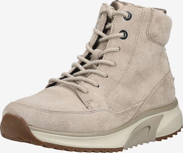 Stivaletto stringato di GABOR in beige: frontale