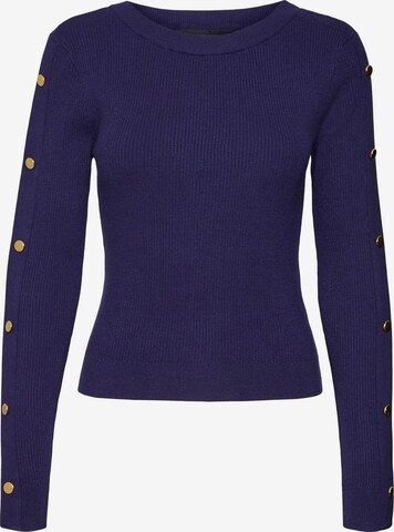 VERO MODA Trui 'CLAUDINE' in Blauw: voorkant