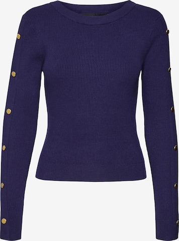 VERO MODA Sweater 'CLAUDINE' in Blue: front