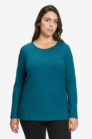 Ulla Popken Shirt in Blauw: voorkant