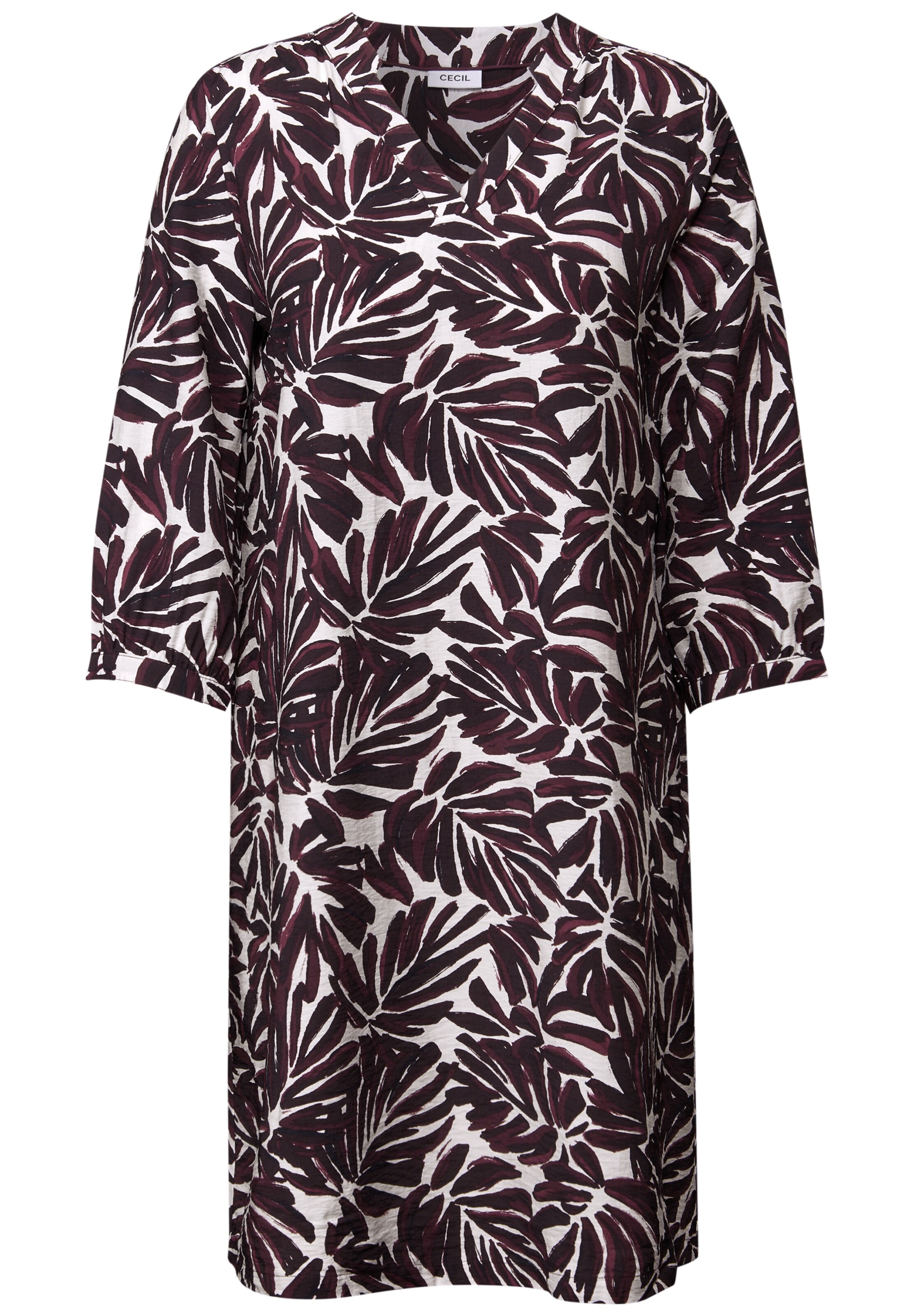 CECIL Sommerkleid in rotmeliert / weiß, Produktansicht