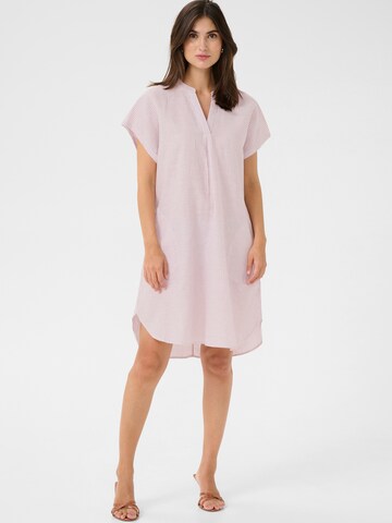 CULTURE - Vestido camisero 'CU Azemina' en beige