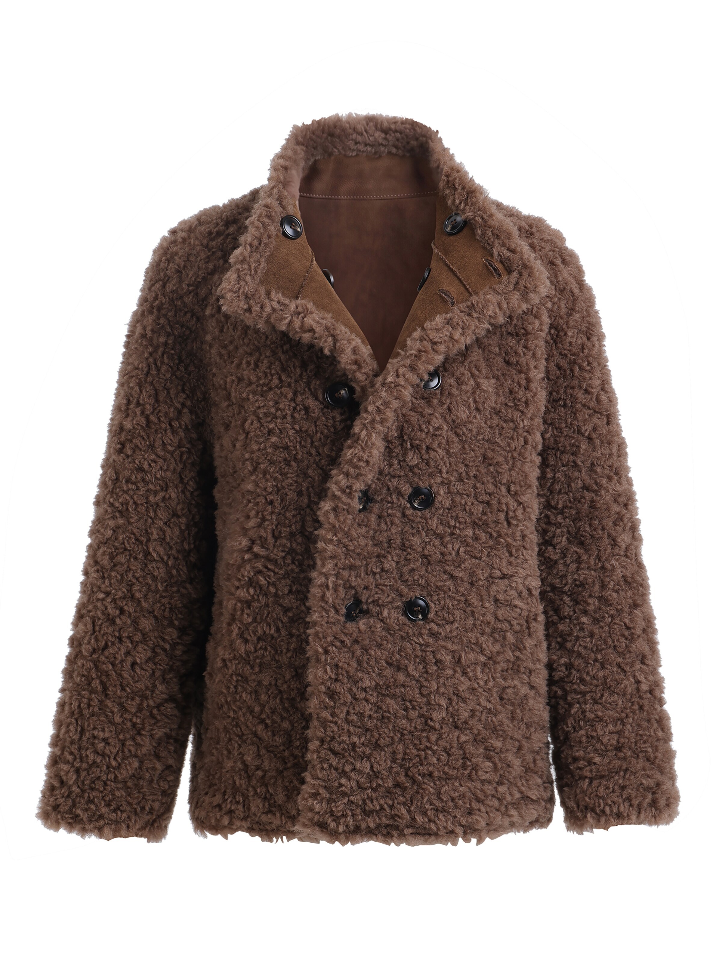 TorWeit Winter Coat in Brown: front
