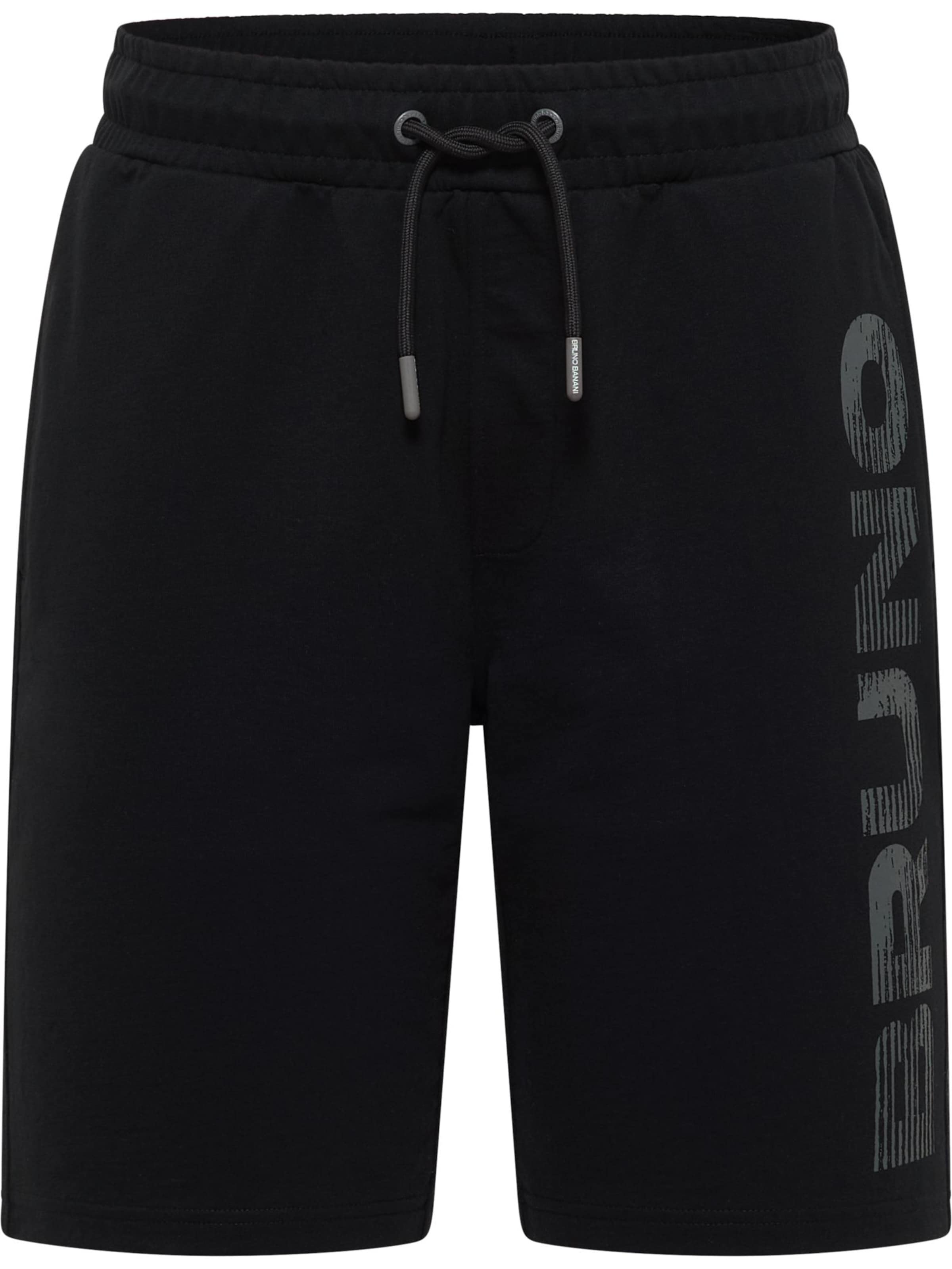 Bruno Banani Regular Pants 'Graves' in Black: front