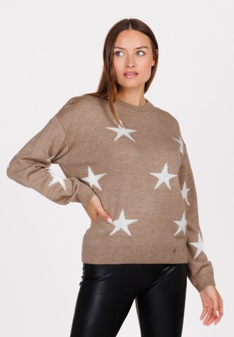 Pull-over 'Twinkle' Key Largo en marron : devant