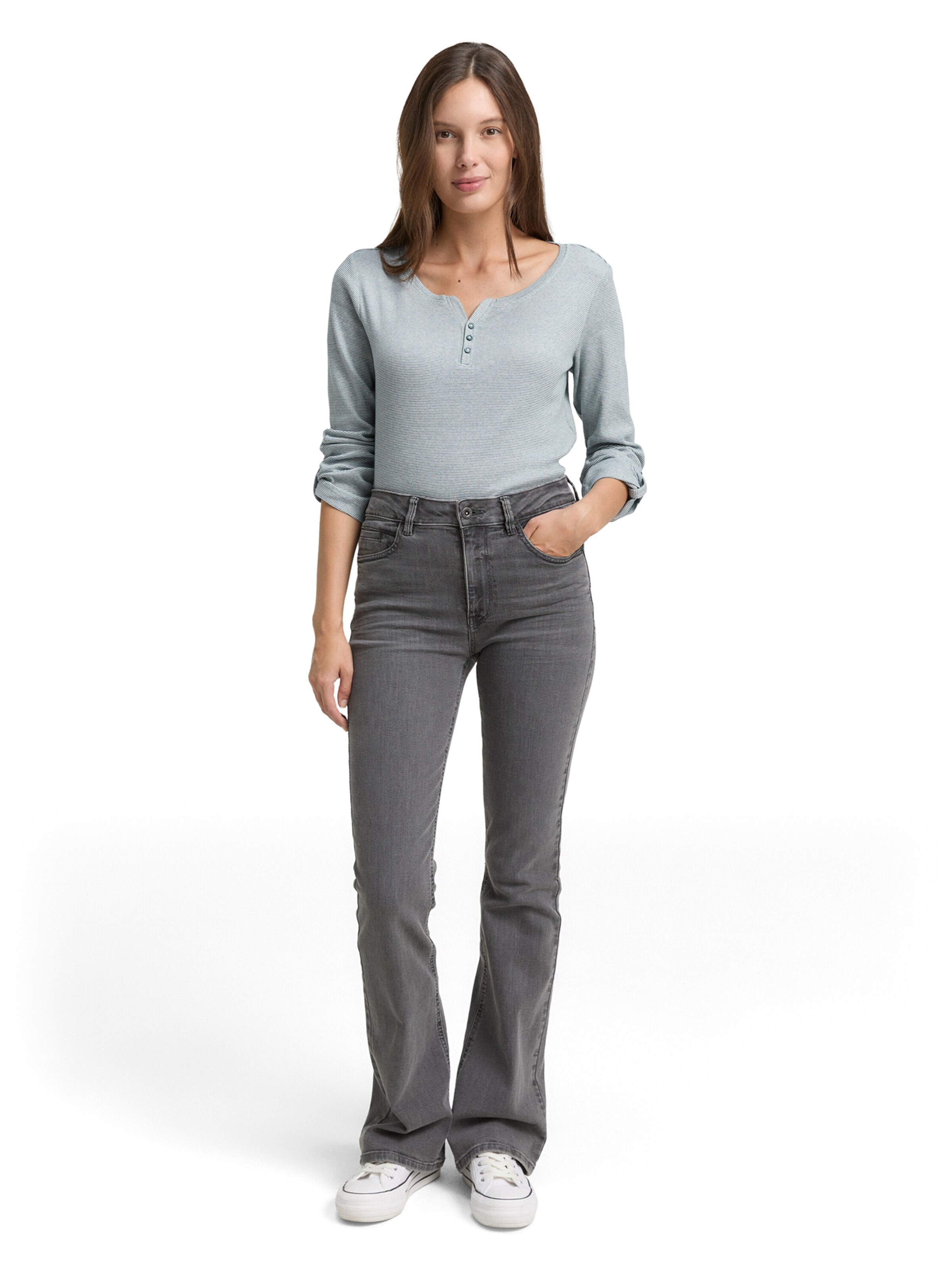 TOM TAILOR Тениска в зелено