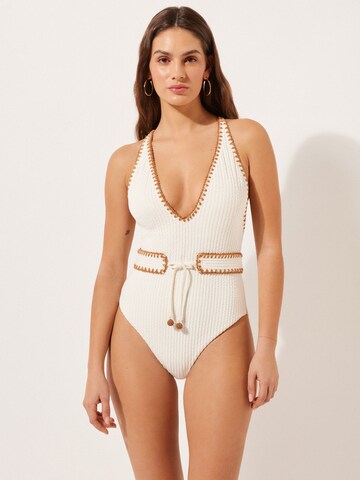CALZEDONIA Swimsuit in White: front