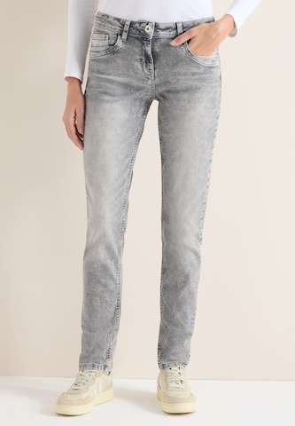 CECIL Slim fit Jeans 'Scarlett' in Grey: front