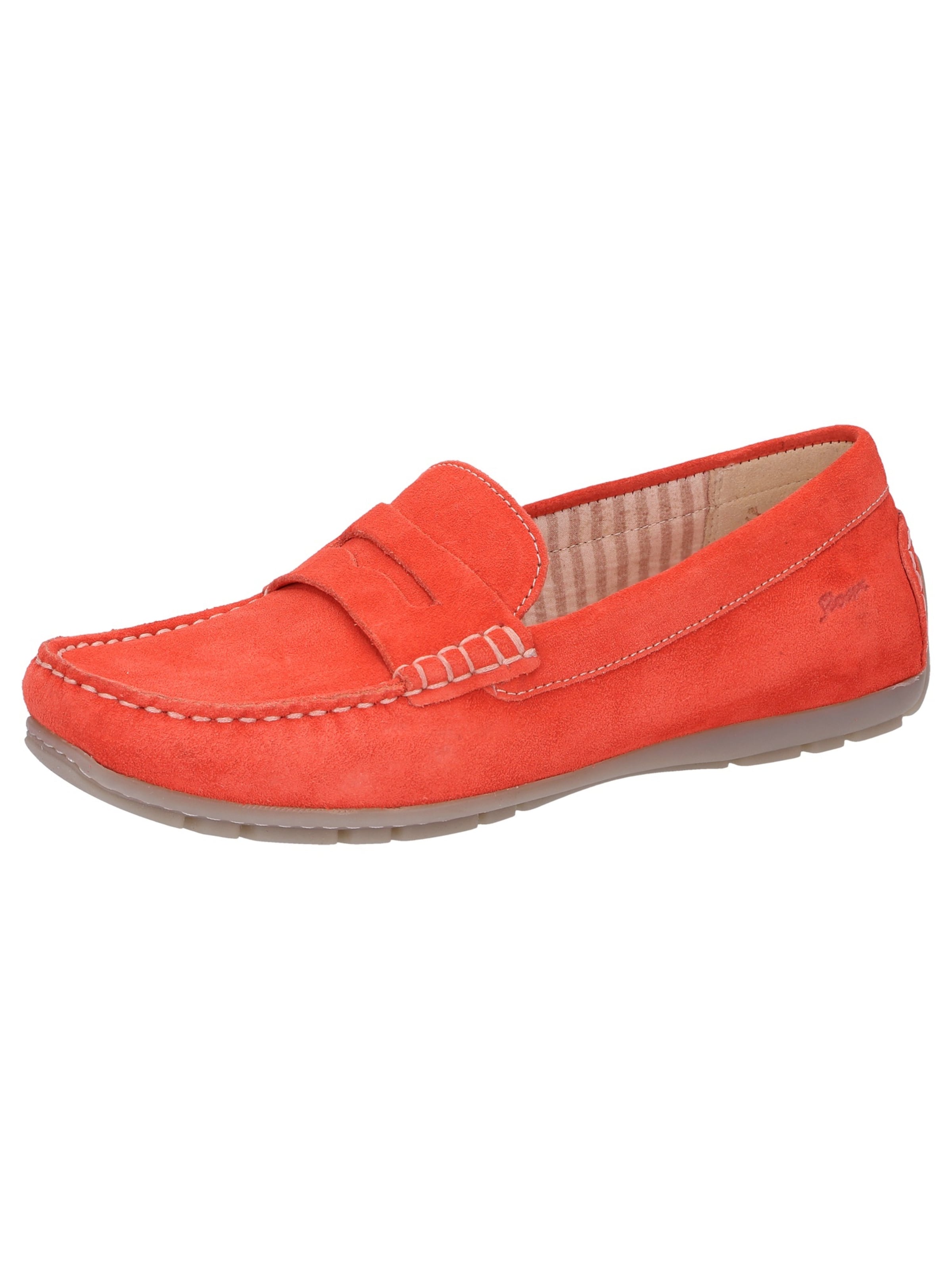 Mocassin SIOUX en rouge : devant