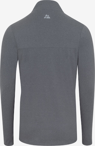 T-Shirt fonctionnel 'Half Zip' DANISH ENDURANCE en gris