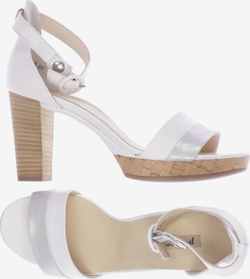 Paul Green Sandals & High-Heeled Sandals in 39 in White: front