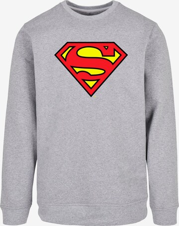 Sweat-shirt 'DC Originals - Superman Shield' ABSOLUTE CULT en gris : devant