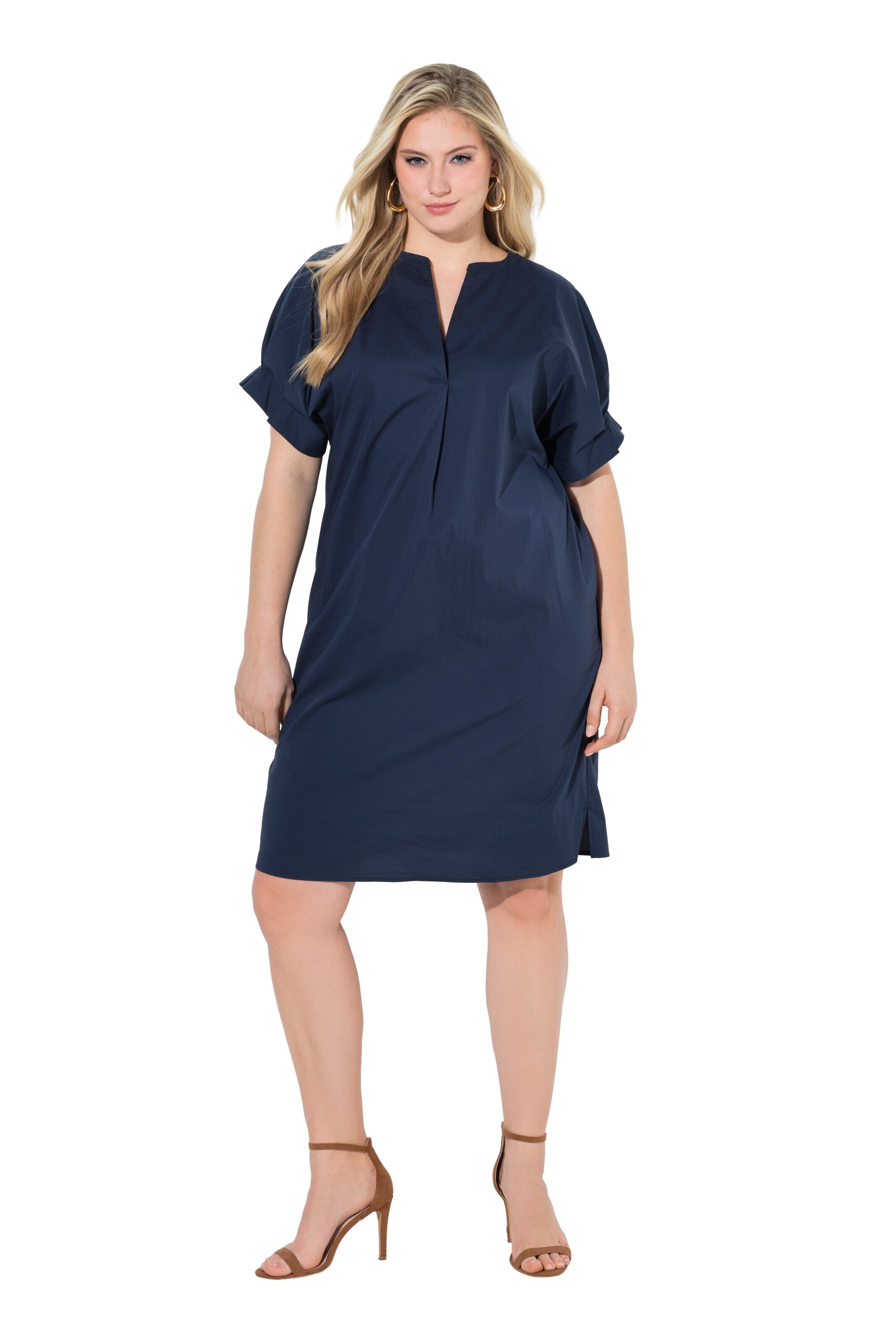Ulla Popken Kleid in Blau: Vorderseite