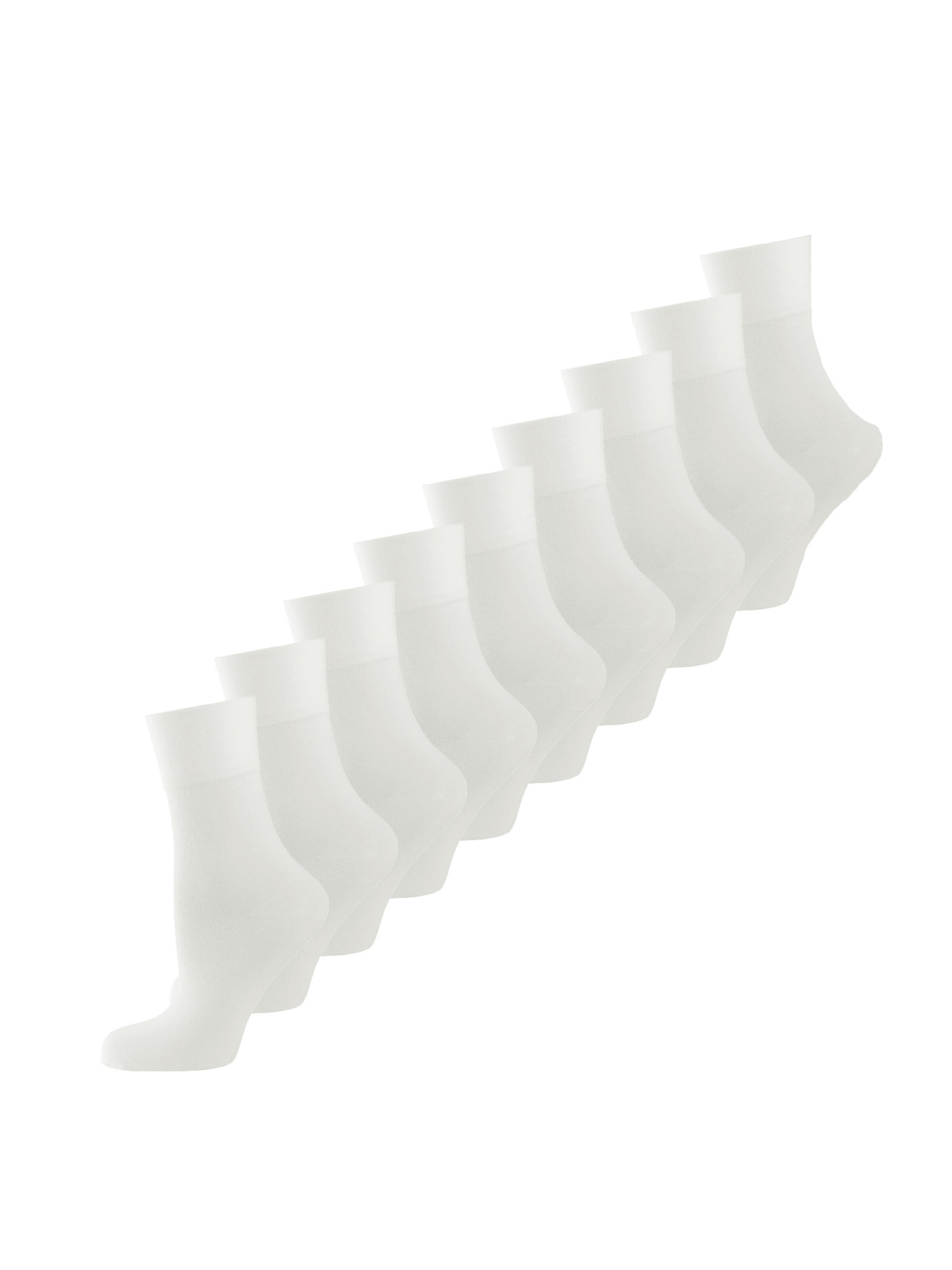 Nur Die Socks in White: front