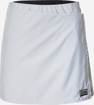 DKNY Performance Athletic Skorts in Silver: front