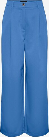 Wide Leg Pantalon à pince 'Thelma' PIECES en bleu : devant