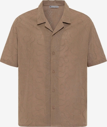 ruda Dandalo Patogus modelis Marškiniai: priekis