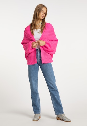 Cardigan IZIA en rose