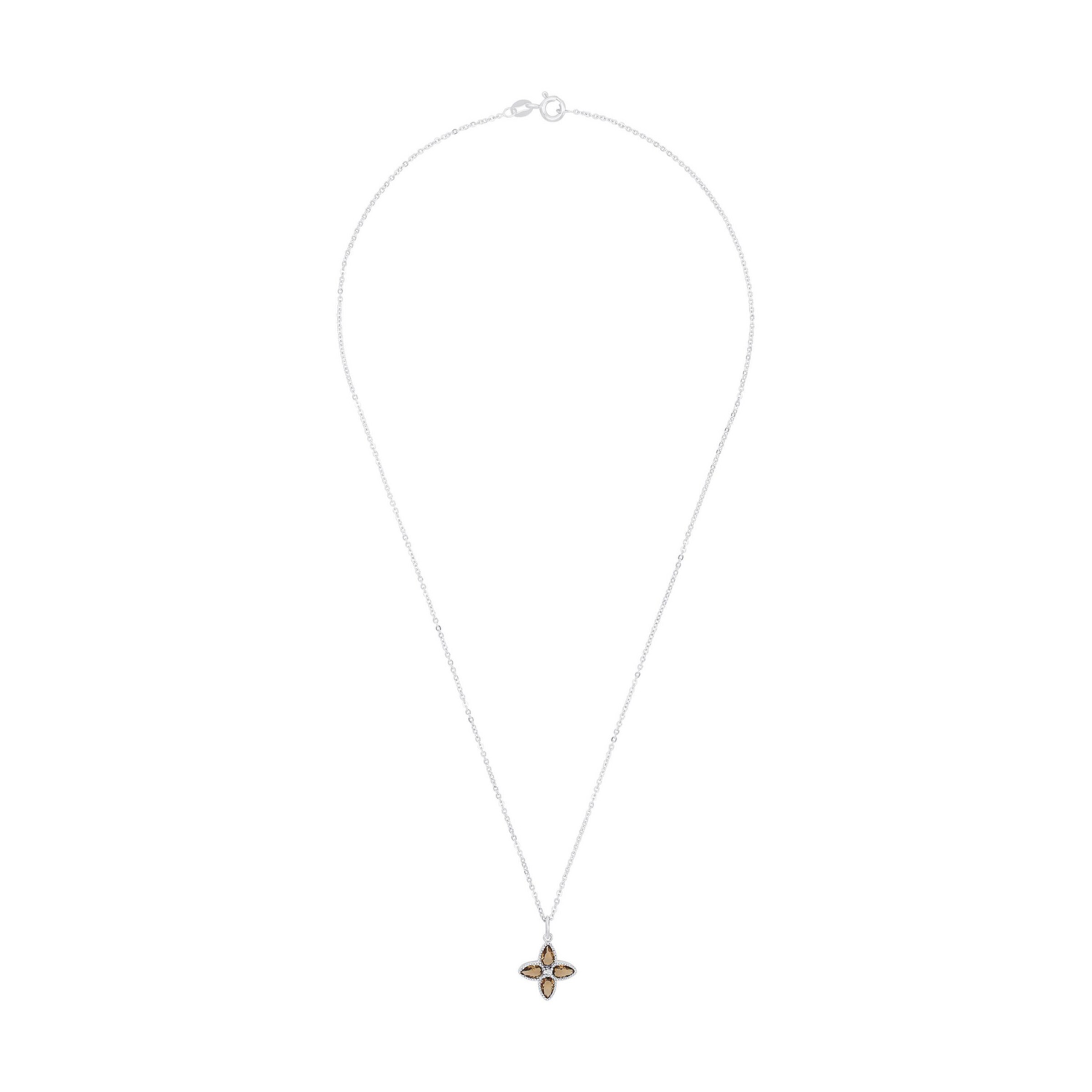 AMOR Necklace in Silver: front