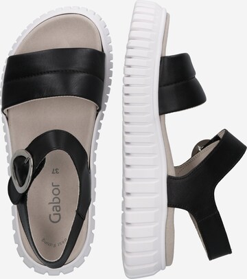 GABOR Sandals in Black