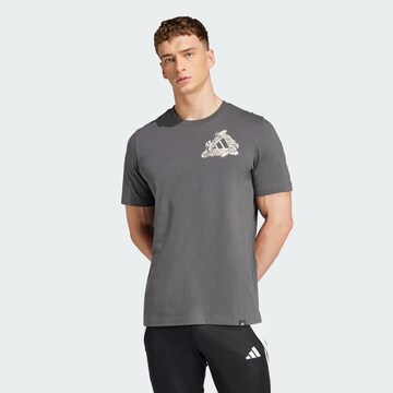 ADIDAS PERFORMANCE Functioneel shirt in Grijs: voorkant