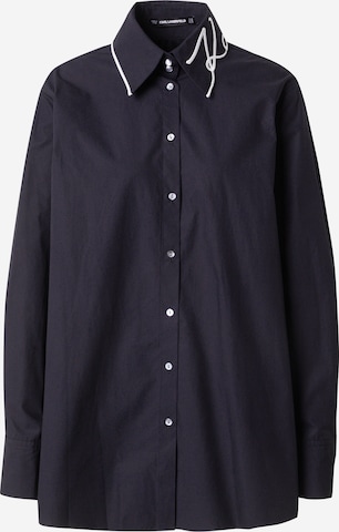 Karl Lagerfeld Pusero värissä musta: etupuoli