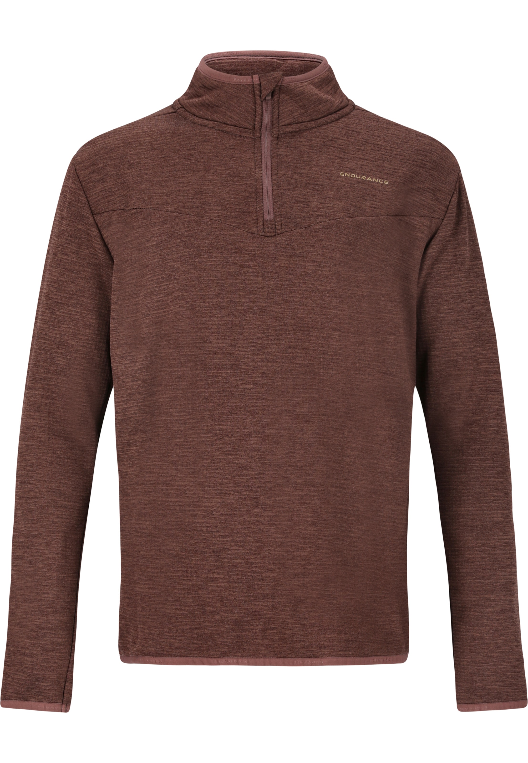 ENDURANCE Sportpullover 'Ledger Jr.' in Braun: Vorderseite