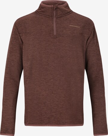 ENDURANCE Sportpullover 'Ledger Jr.' in Braun: predná strana