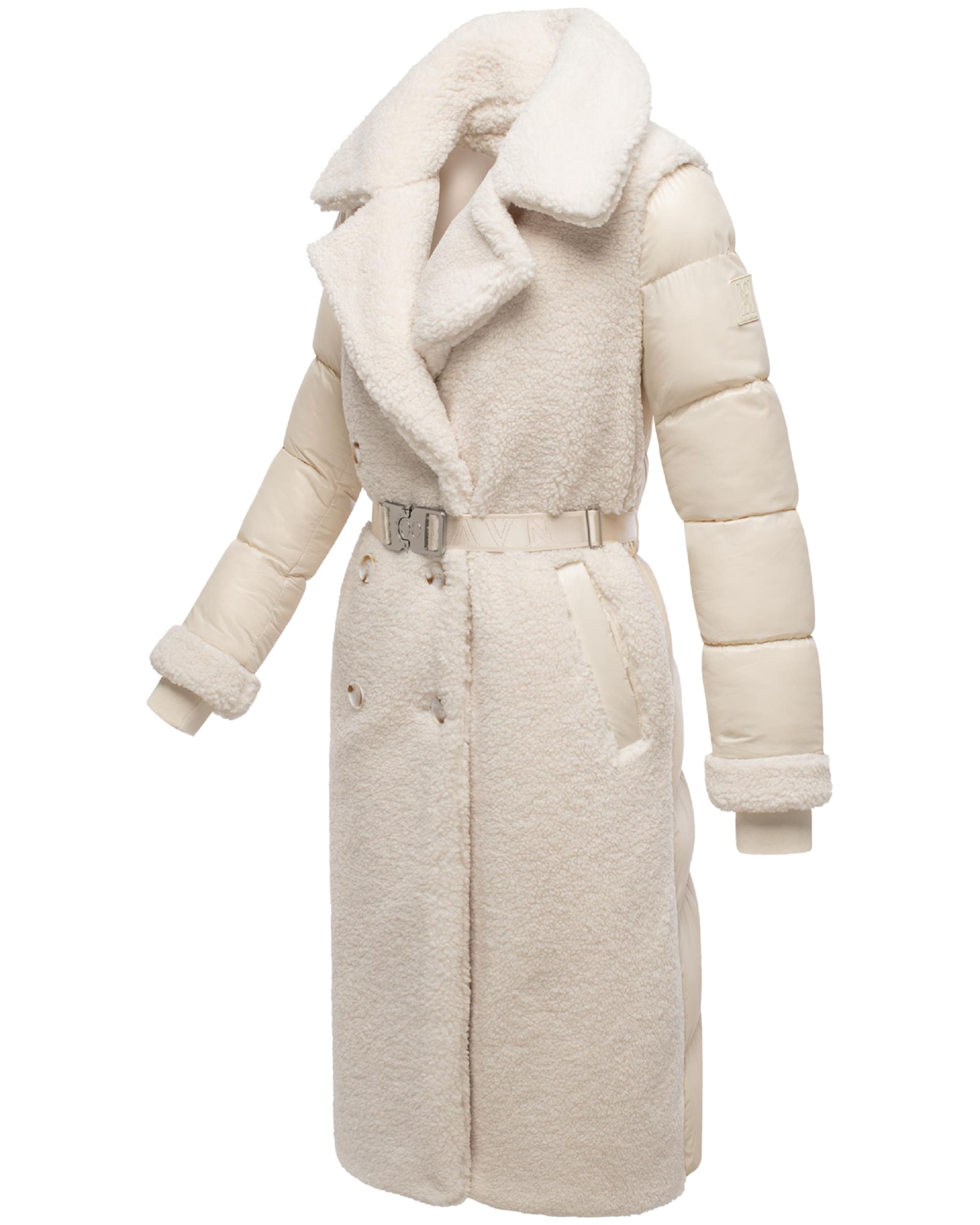 NAVAHOO Vinterkappa 'Kuscheltraum 14' i vit