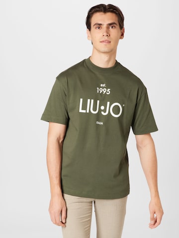 Liu Jo Uomo Koszulka w kolorze zielony: przód